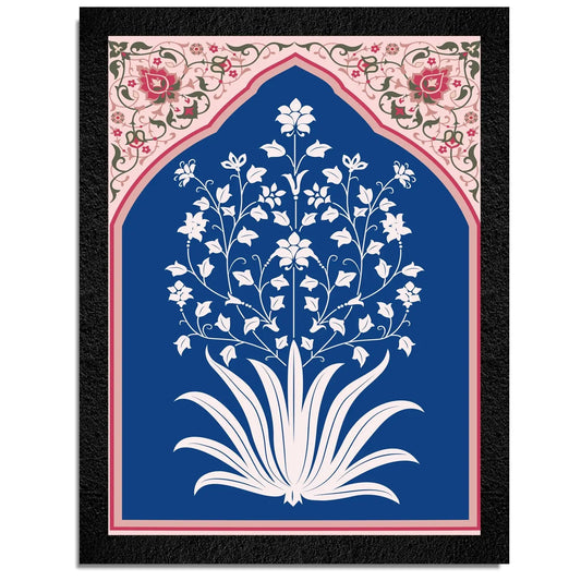 DSF Wall Art ki traditional floral abstract painting, home decor ke liye.