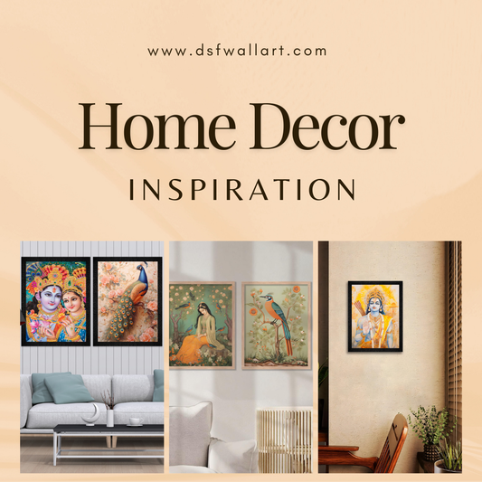 Spiritual Home Decor Ideas: Benefits of Lord Krishna Flute Paintings - DSF Wall Art