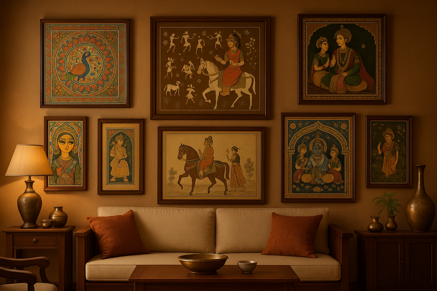 Traditional Wall Art | Handmade Indian Paintings & Home Décor